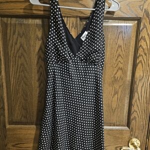 Princess Polly Black and White Polka Dot Dress